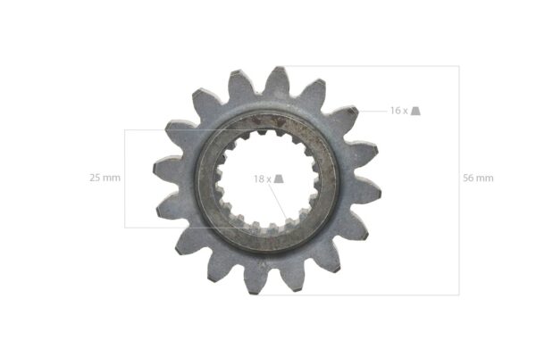Tandwiel 16TX18T
