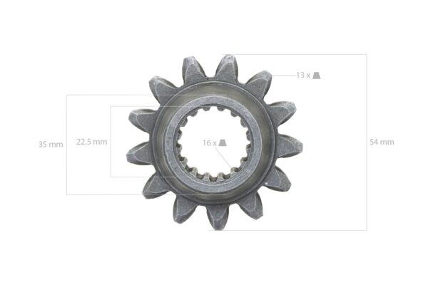 Tandwiel 13TX16T
