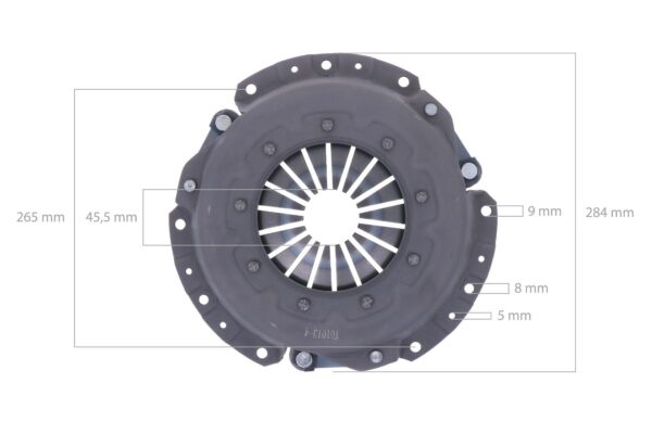 Koppelingsset Hinomoto E322, E324, N249, N279 - Afbeelding 2
