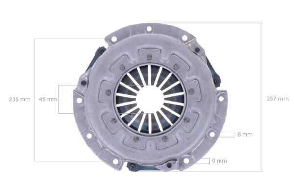 Koppelingsset Iseki TM3215, TM3217, TM3245, TM3247, TM3265, TM3267 (Origineel Iseki) - Afbeelding 2