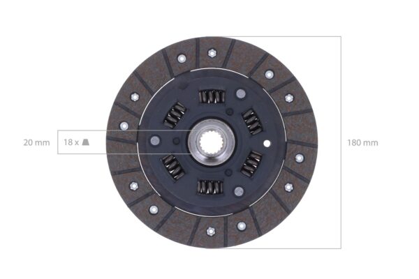 Koppelingsset Iseki, Landhope, TU120-TU318, Sial 3, Sial 5, TF3, TF5 - Afbeelding 5
