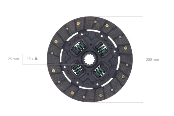 Koppelingsset Iseki, Landhope, TU180, TU185, TU200, TU205, TE3210, TL1900, TL1901, TU, TS, 3025 - Afbeelding 5