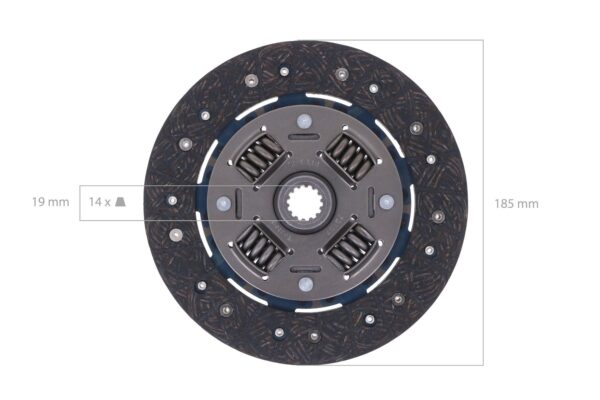 Koppelingsset Kubota B1-10, B4200, B5000, B5001, B5100, B5200, B6000, B6001, B6100, B6200, B7000, B7001, B7100 - Afbeelding 4