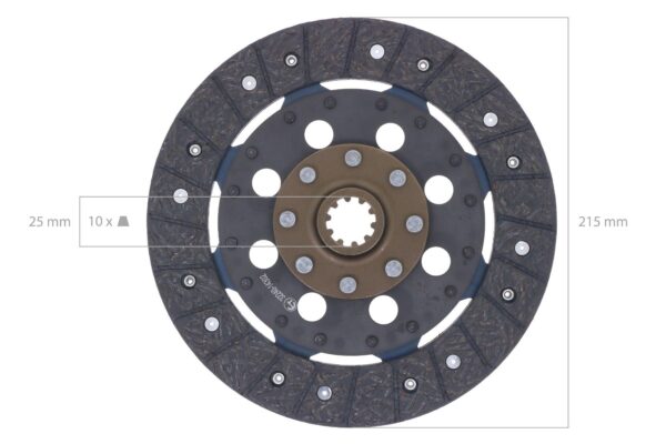 Koppelingsset Kubota GL, GT, L1, L, Saturn, ST25, ST30, B2150, B9200 - Afbeelding 5