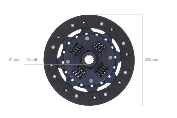 Koppelingsset Mitsubishi MT1801, MT2001, MT2201, MTE2000, MT210, MT250 - Afbeelding 5