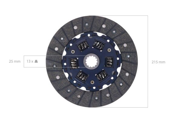 Koppelingsset Yanmar YM1802-YM2420, F-Serie, FX-Serie - Afbeelding 6