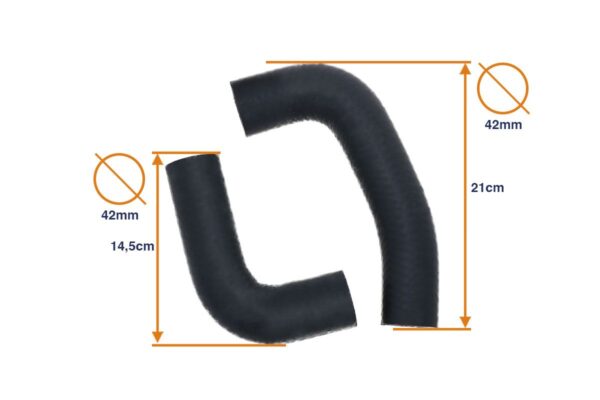 Kubota Koelwaterslangen set B7000, B7001, B7100, B6001, B6100 - Afbeelding 2