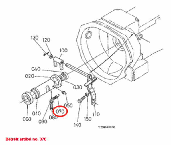 Druklagerveer Kubota B-, F-Types, Zen Noh ZB-Types, - Afbeelding 2