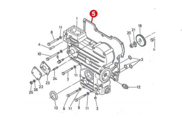 Distributiepakking Kubota D650, D750, D850, B-Types XB1, - Afbeelding 2