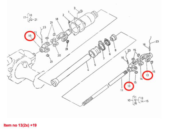 Gaffel 4WD Kubota Bulltra, B-, F-, G-Types, Zen Noh ZB-Types, - Afbeelding 2