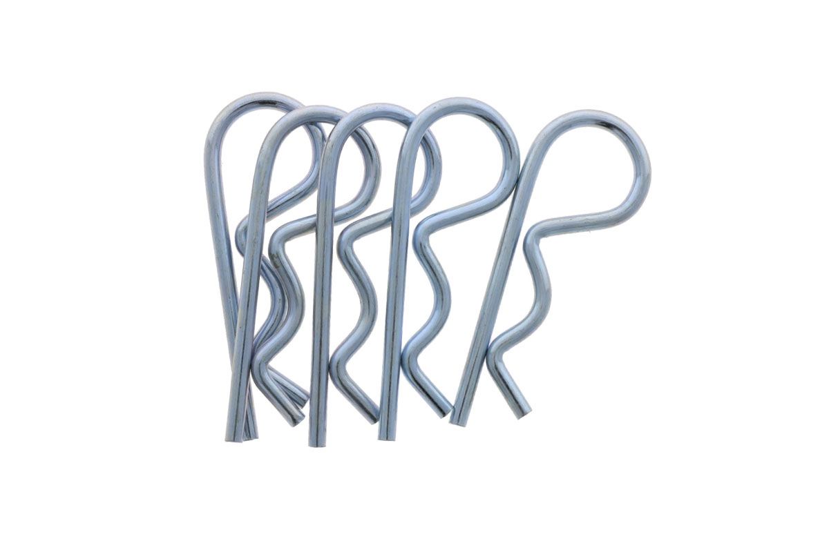 Haarspeld borgclip 6mm per 5 stuks