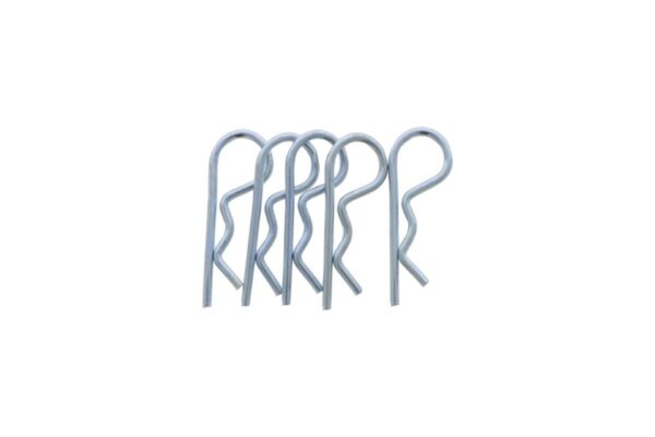 Haarspeld borgclip 4mm per 5 stuks