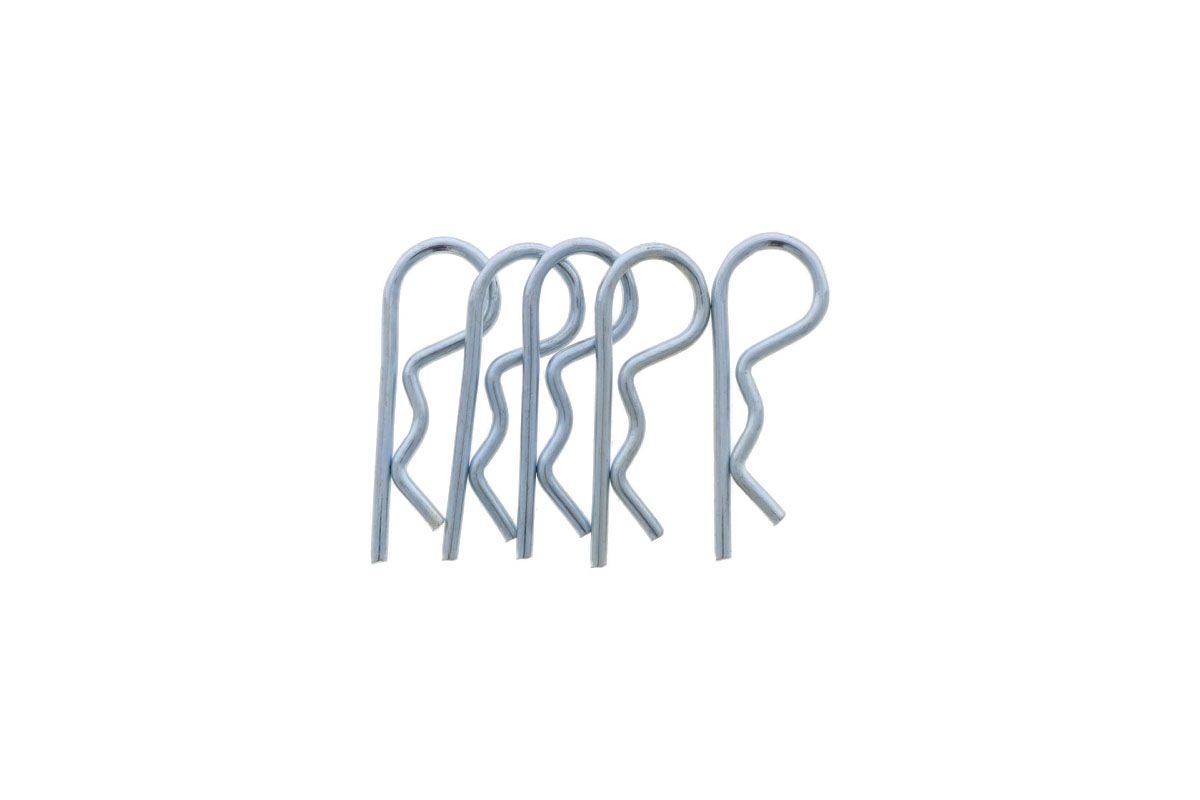 Haarspeld borgclip 4mm per 5 stuks