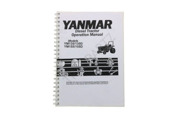 Yanmar YM135, YM155 Onderdelen catalogus met technische tekeningen