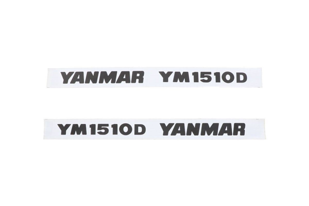 Motorkap stickerset Yanmar YM1510