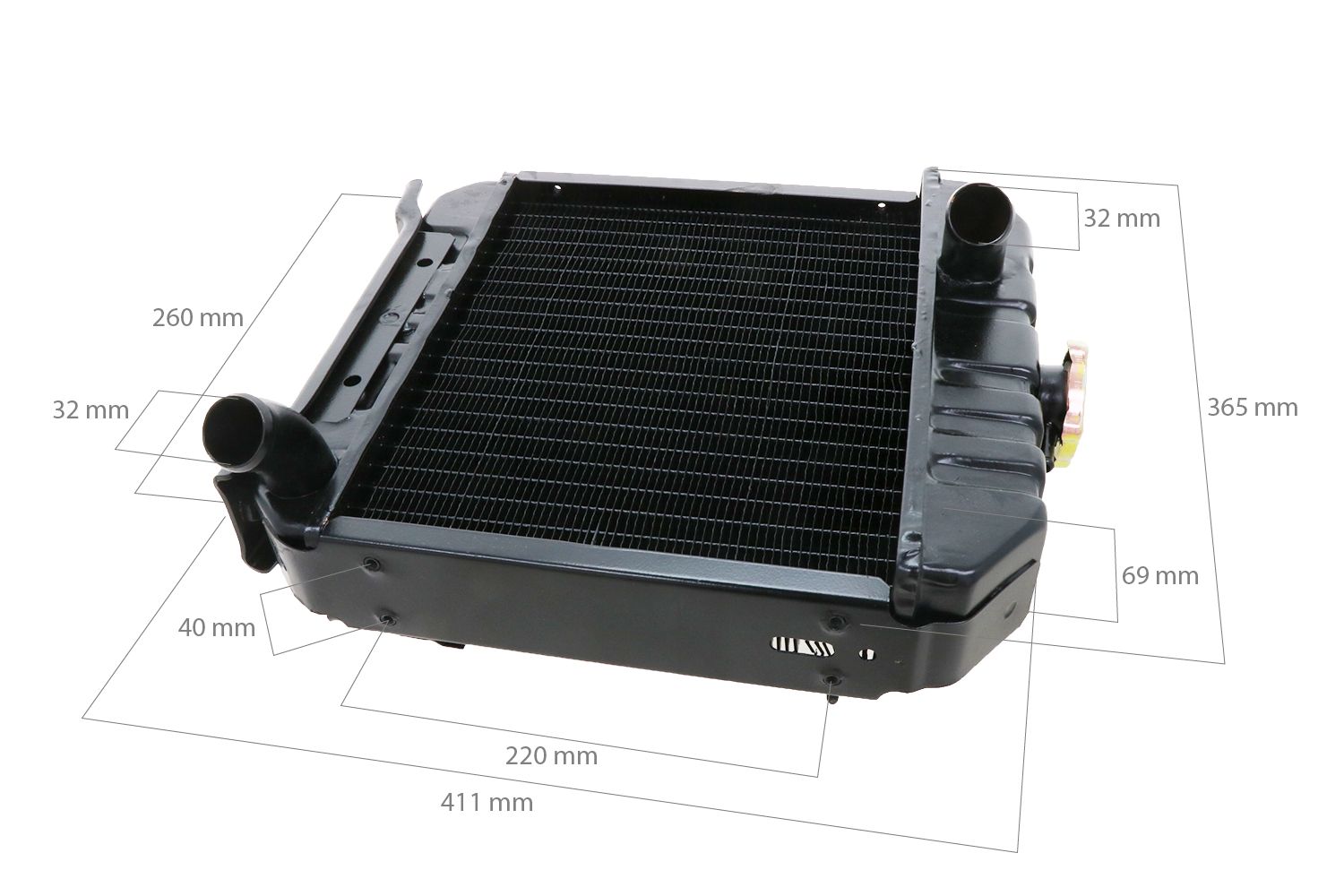 Radiateur Kubota B6001, B7001, B7100, B6100