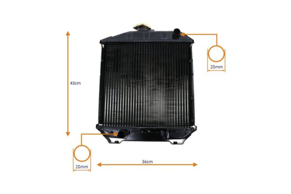 Radiateur Yanmar YM1700B, YM2000B, YM2210, YM2210B - Afbeelding 4