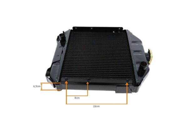 Radiateur Yanmar YM195, YM240, YM1700 (Rood), YM2000 (Rood), - Afbeelding 5