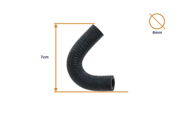 Koelwaterslang waterpomp retour Kubota B1-Serie, B-Serie, Aste - Afbeelding 2
