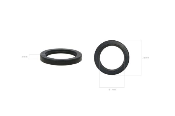 Steekaskeerring set 4WD Iseki TE-, TL-Types Bolens G274, 2704, - Afbeelding 4