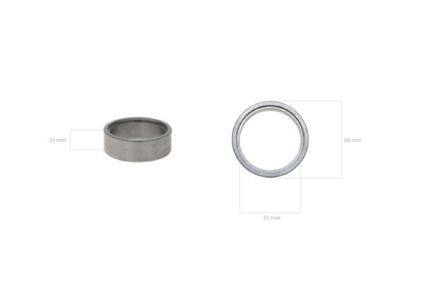 Steekaskeerring set (achter) Iseki TE-, TL-Types, Bolens G272, G274, 2702, 2704, - Afbeelding 3