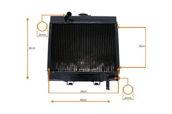 Radiateur Kubota B1200 - Afbeelding 4