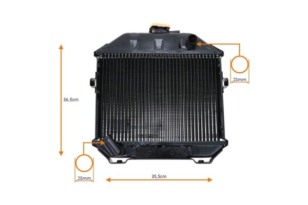 Radiateur Iseki TX1210, TX1300, TX1500, KE70, KE75, Bolens, G152, G154, G164, G172, G174, Mitsubishi ST1100 - Afbeelding 4