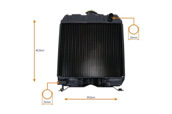 Radiateur Iseki TU1700, TU1900, TU2100, TE3210 - Afbeelding 4