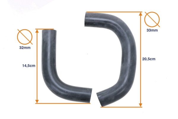 Koelwaterslang set Kubota B1600, B7200, B9200 - Afbeelding 2