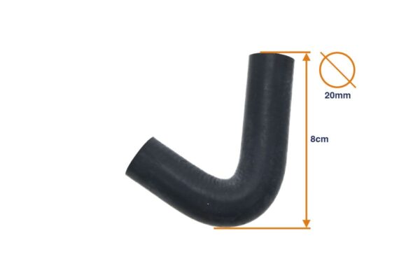 Koelwaterslang (Bypass) Kubota D1100, DH1101, D1301, S2200, S2600, S2800, V1501, - Afbeelding 2