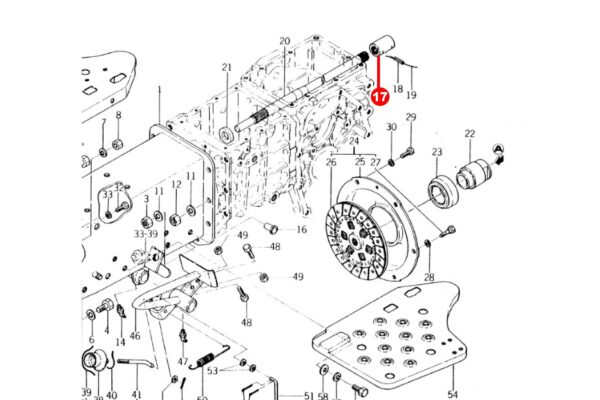 Koppelbus (priseas) Iseki TU-, TX-Types, Bolens, Massey Ferguson , White, - Afbeelding 3
