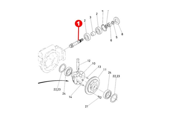 Pionas 4WD Kubota B10, B4200, B5000, B5001, B5100, - Afbeelding 2
