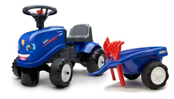 Iseki Looptractor met Aanhanger en Gereedschap