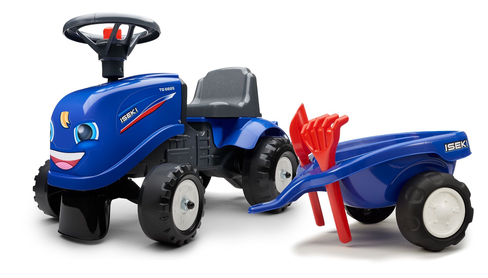 Iseki Looptractor met Aanhanger en Gereedschap