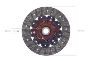 Koppelingsplaat Iseki TA, TK, TL, TS, TU, 3030, Landhope, Bolens, Mahindra, White