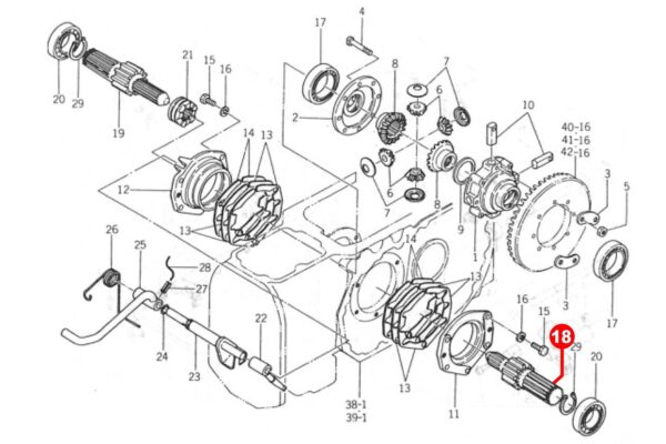 Remas kort (links) Iseki TL-Types - Afbeelding 4
