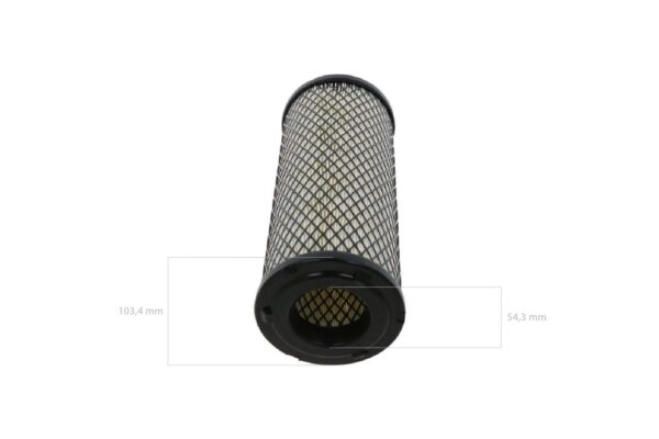 Luchtfilter Iseki AT, ATK, SF, SFH, SL, SZ, Sial, Hunter, TF, TG, TH, TLE, TM, Massey Ferguson, 1230, 1235, 1525, 1526, 1528, 1529, 1531, 1532, 1533, 1540, 1635, 1755, FC23, - Afbeelding 2