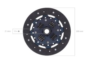 Koppelingsplaat Mitsubishi MT210, MT250, MT1801, MT2001
