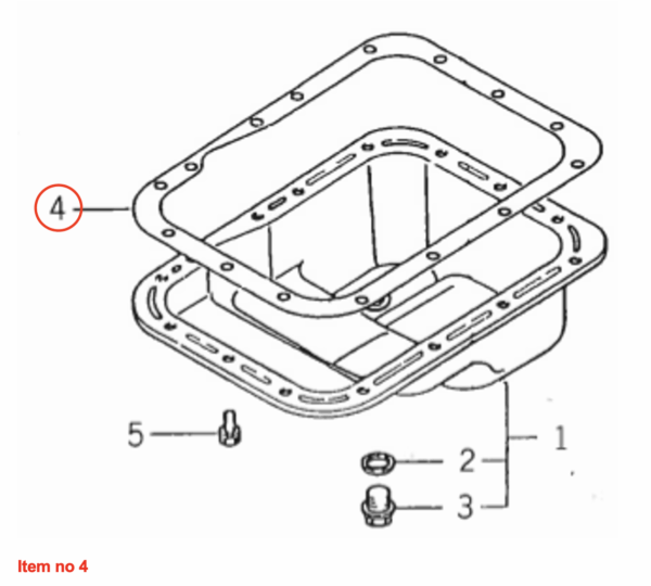 Carterpakking Mitsubishi K3, MVS3L, MVS3L2, S3L, S3L2, Captain Startrac, Etc., - Afbeelding 2