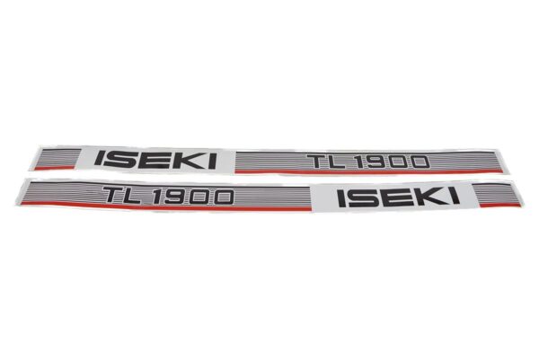 Motorkap sticker set Iseki TL1900