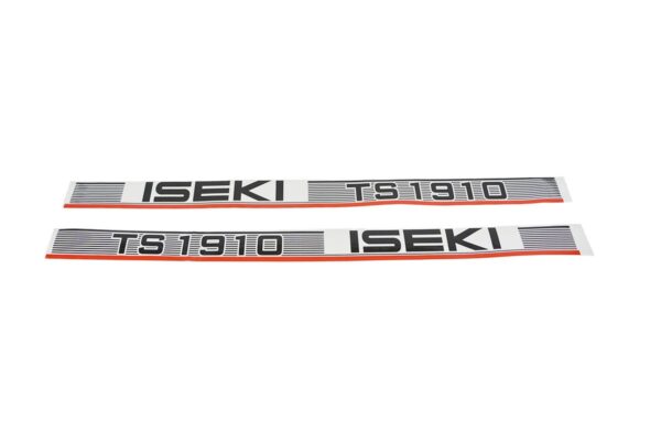 Motorkap stickerset Iseki TS1910