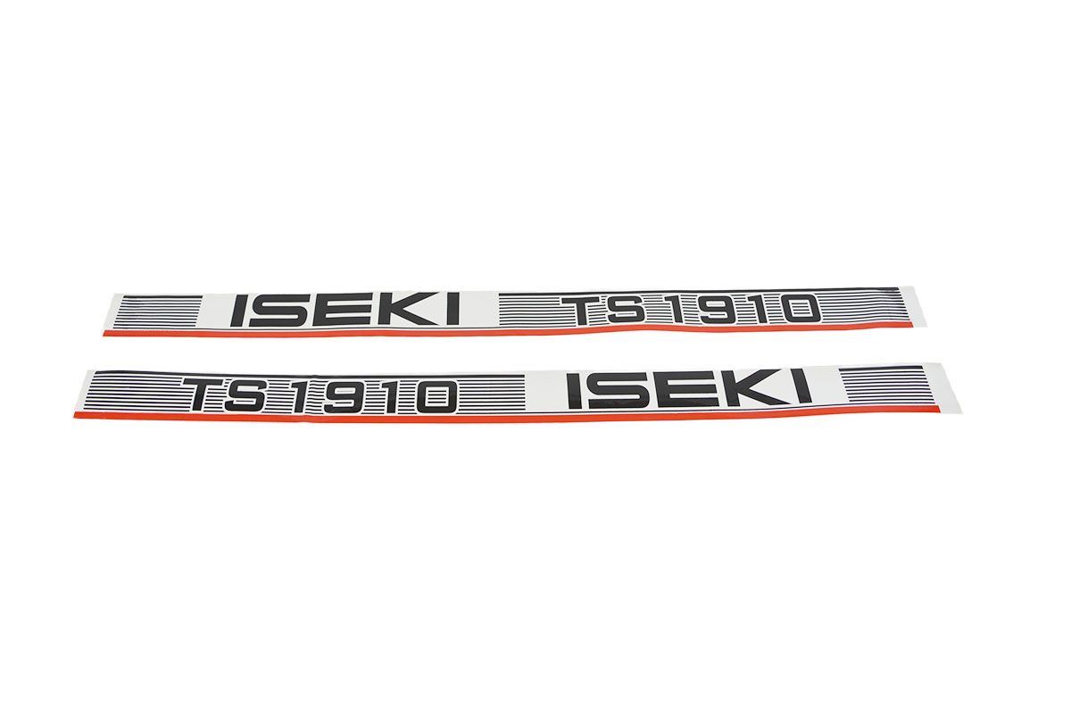 Motorkap stickerset Iseki TS1910