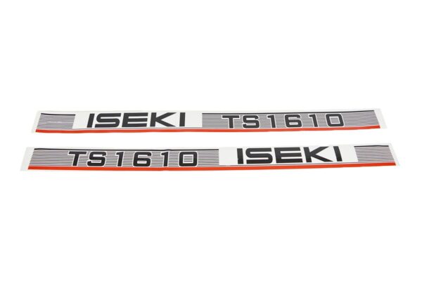 Motorkap stickerset Iseki TS1610