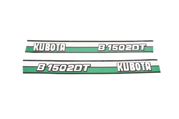 Motorkap stickerset Kubota B1502