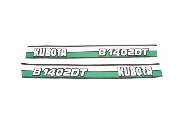 Motorkap stickerset Kubota B1402