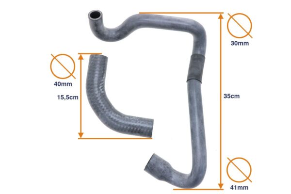 Set koelwaterslangen Iseki TU180, TU200, TU220, TU240 - Afbeelding 2
