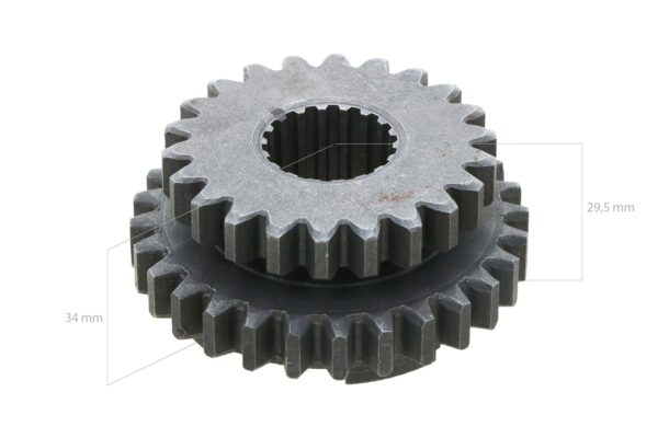 Tandwiel Kubota 22TX28T 18 splines - Afbeelding 2