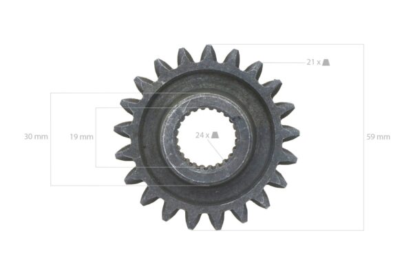 Tandwiel 21TX24T