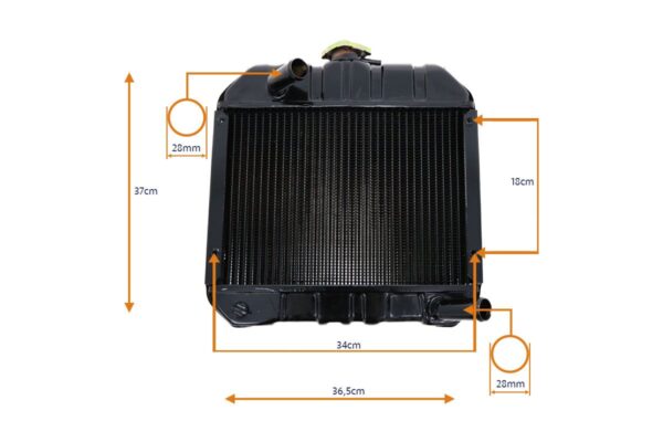 Radiateur Kubota B6000 - Afbeelding 4