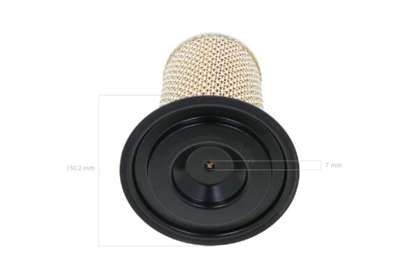 Luchtfilter Iseki, TF19, TF21, TF317, TF321, TF325, Sial 19, Sial 21, Massey Ferguson, 1120, 1210, 1220, - Afbeelding 2